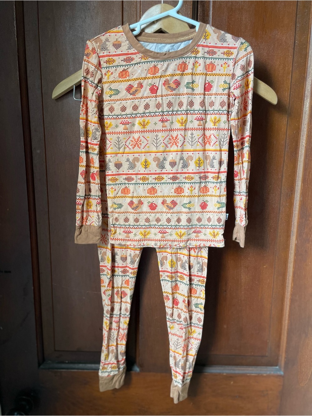 Little Sleepies kids 4T two piece Fall pajamas
